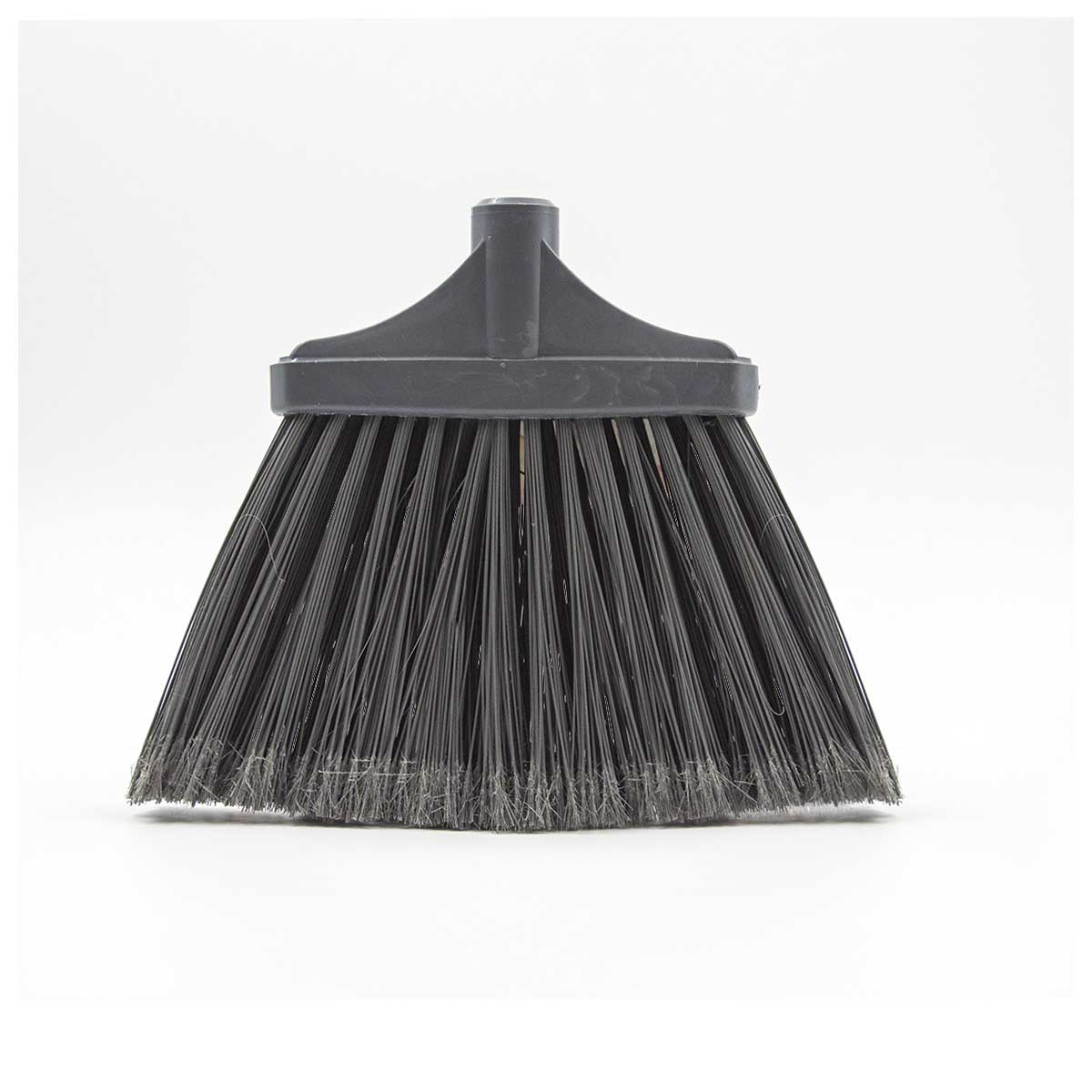 Vassoura despontada cerdas aveludadas cinza