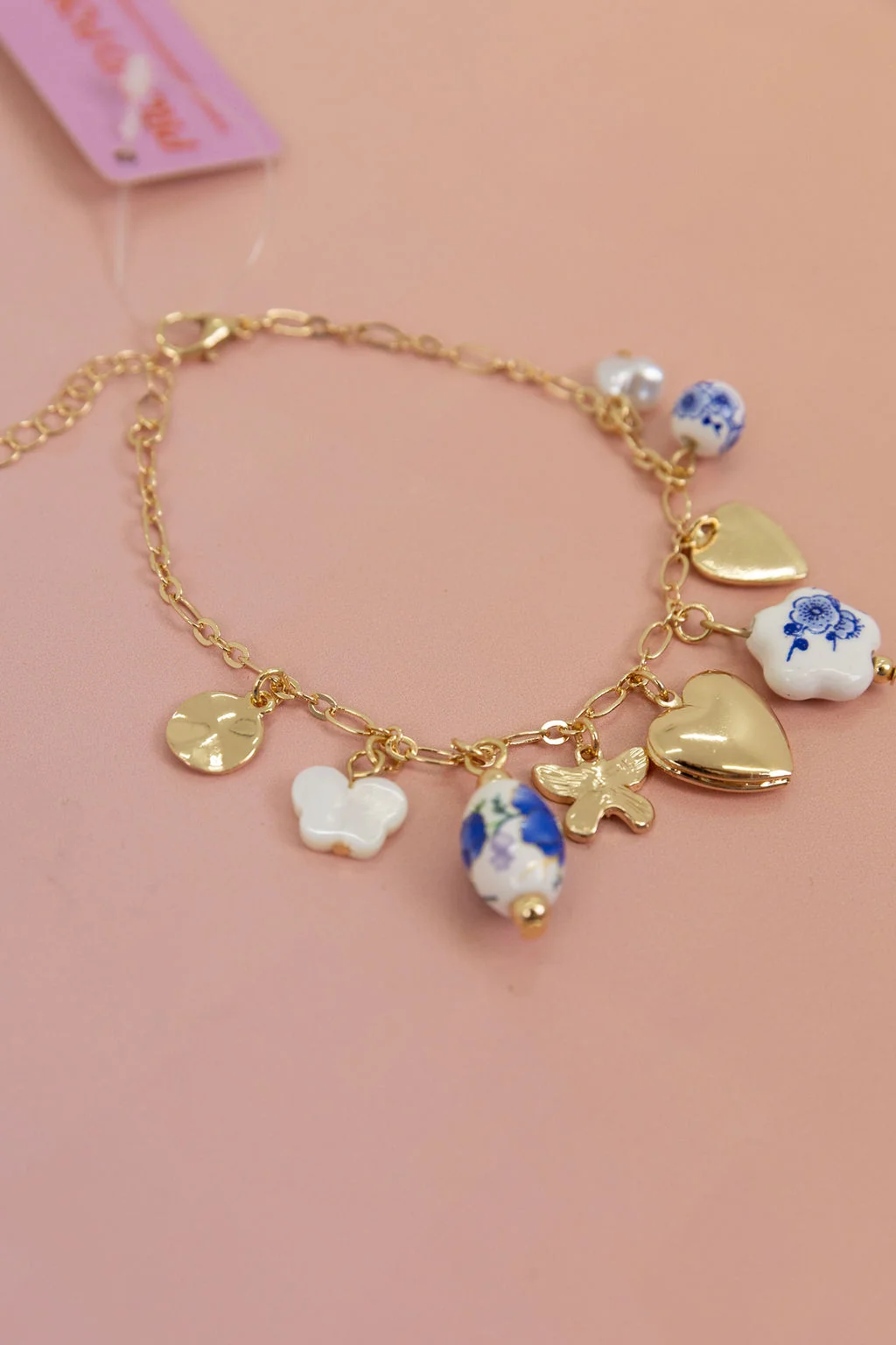 Multi Charm Locket Bracelet