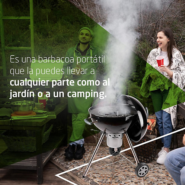 AMIG FIREPLUS 24810 - Charbon grillGAIA - 68,4 x 64 x 100 cm - Acier - Noir
