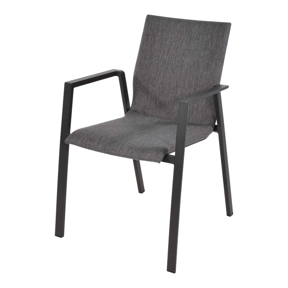 Lesli Living bistrostoel Fardau - antraciet - 55,5x60x83cm