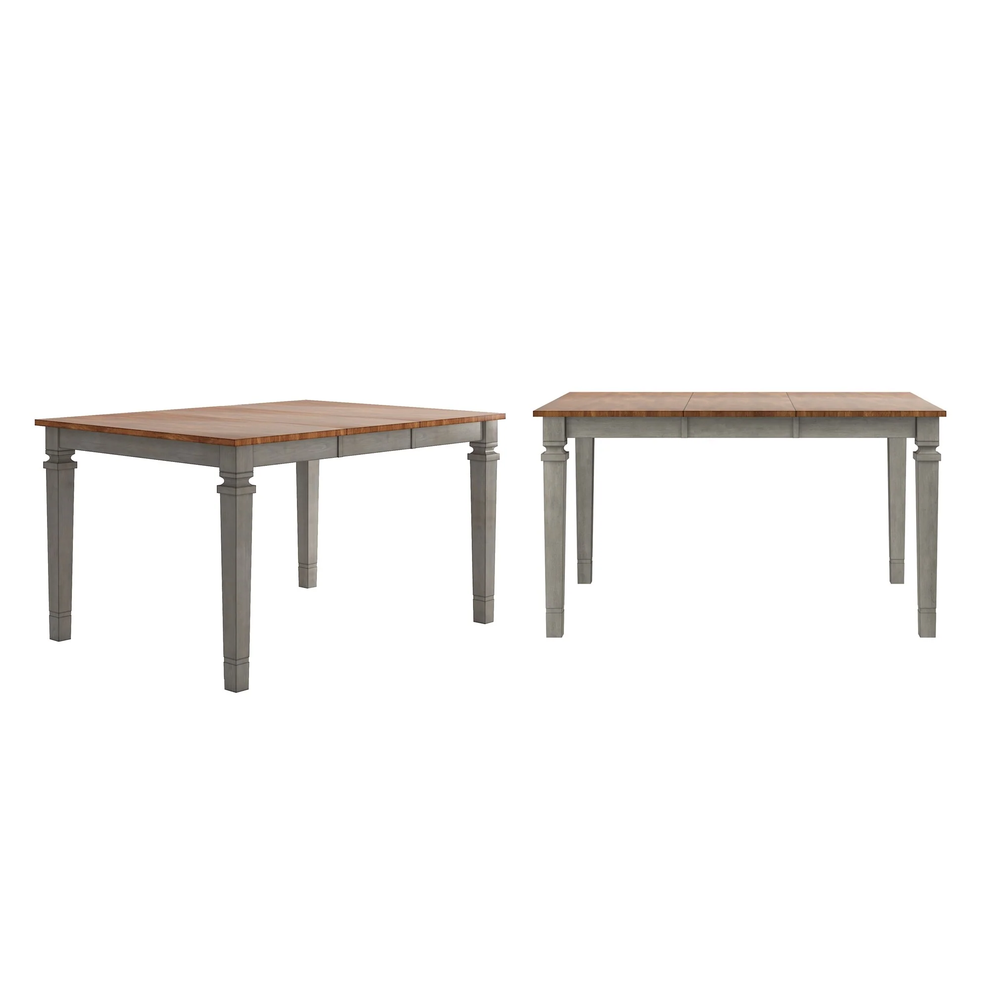 Vikos Solid Wood 48-65.7 Extendable Counter Height Dining Table