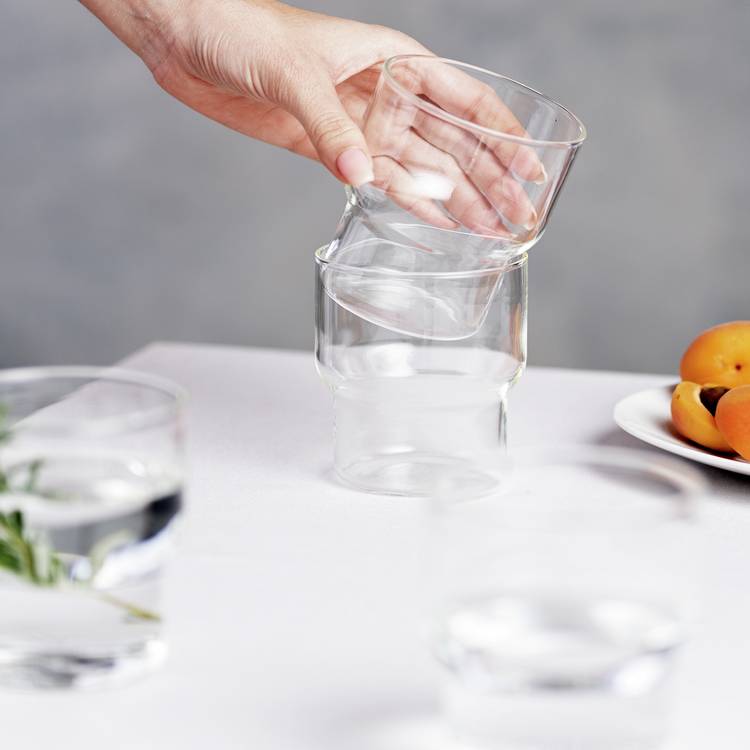 Designed by Sebastian Conran Set of 4 Tumbler Glasses