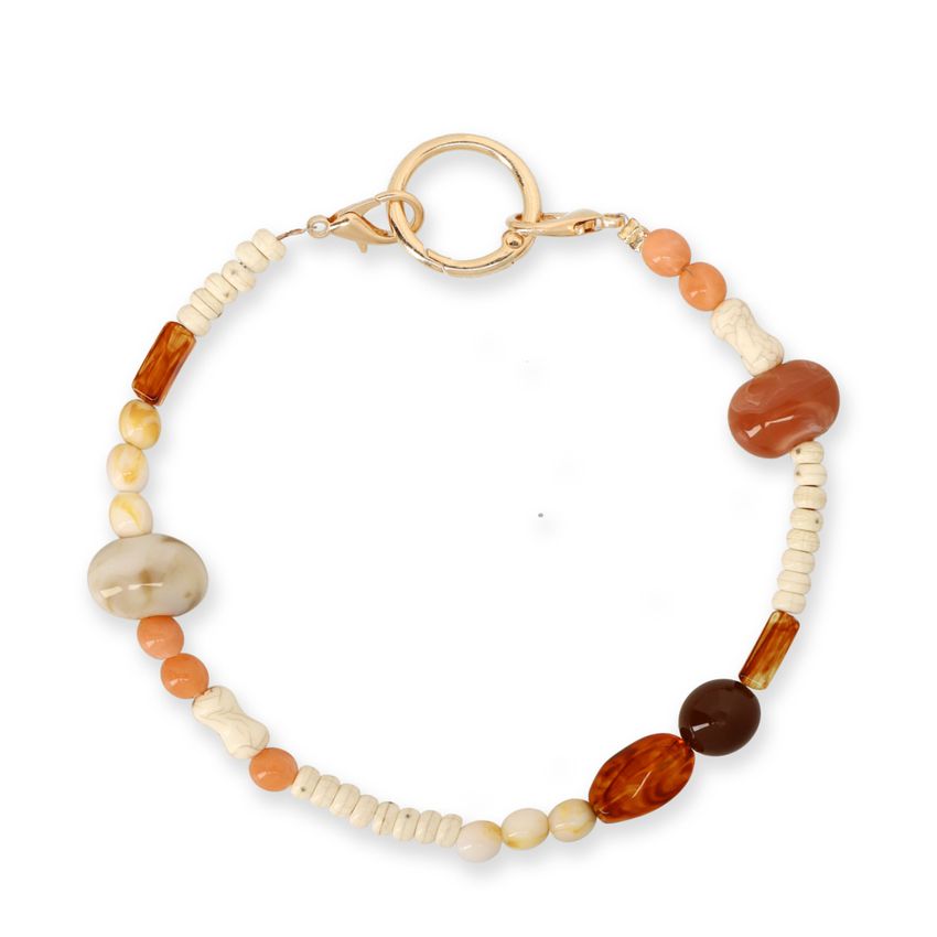 Manfield Multicolor bagcharm met kralen