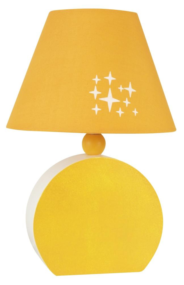 Lampa gab. OFELIA mdf 1x40w e14 pomarańczowa
