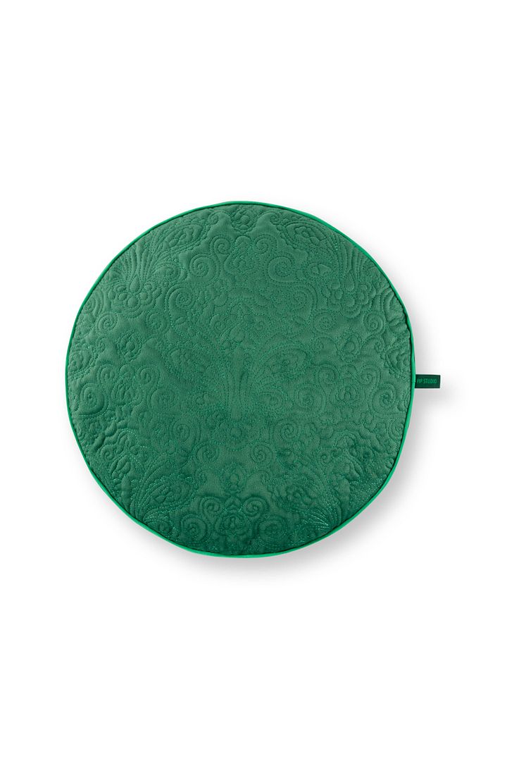 Pip Studio Quiltey Days / Suki Kussen - Woondecoratie - Groen - 40cm