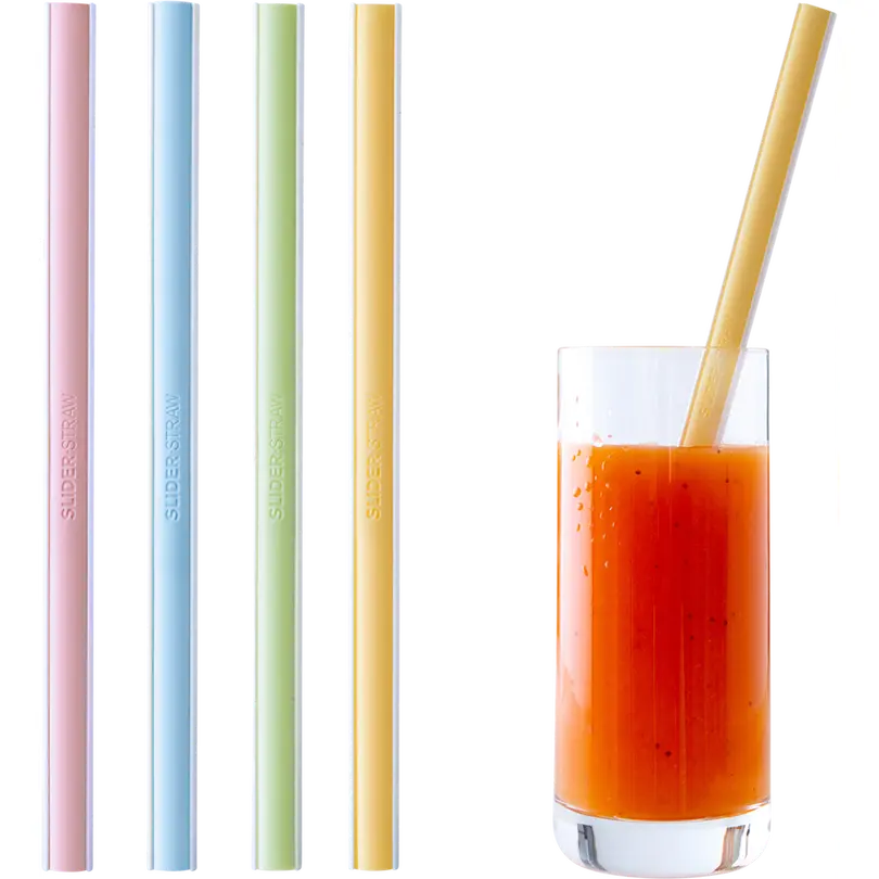 Trinkhalm 4er-Set SliderStraw