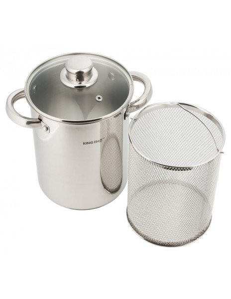 Garnek do szparagów makaronu 4.2L 16cm KINGHOFF