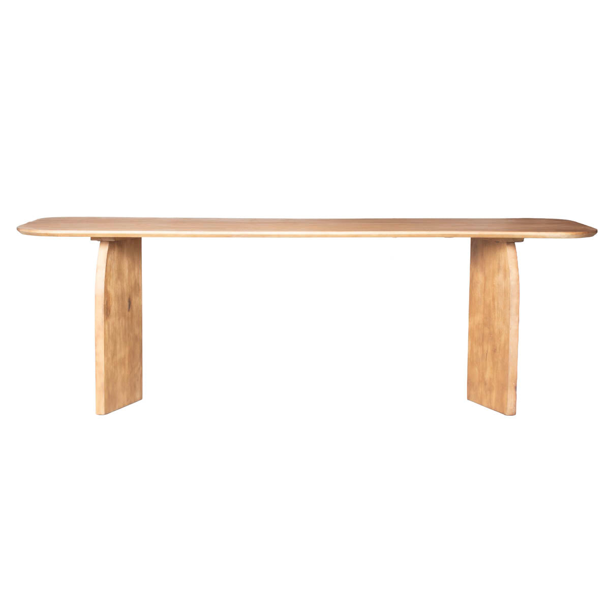 Giga Meubel Eettafel Dalarna - Deens Ovaal Naturel Hout - 240x100x76cm