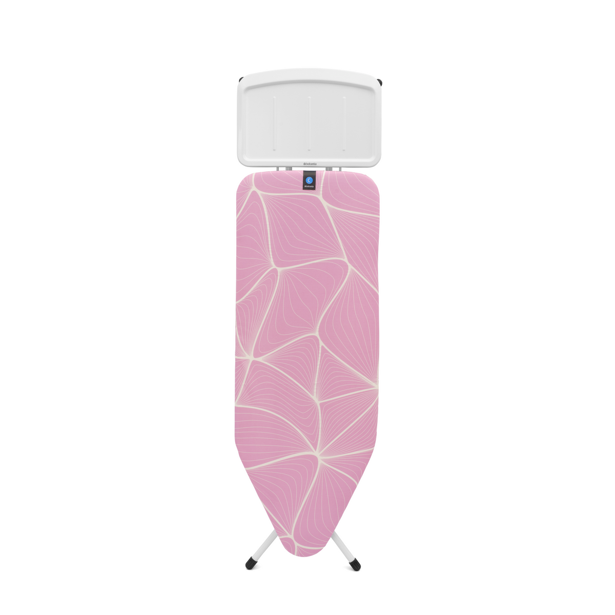 Brabantia Strijkplank C, 124x45 cm, solide stoomunithouder - Lilac Waves