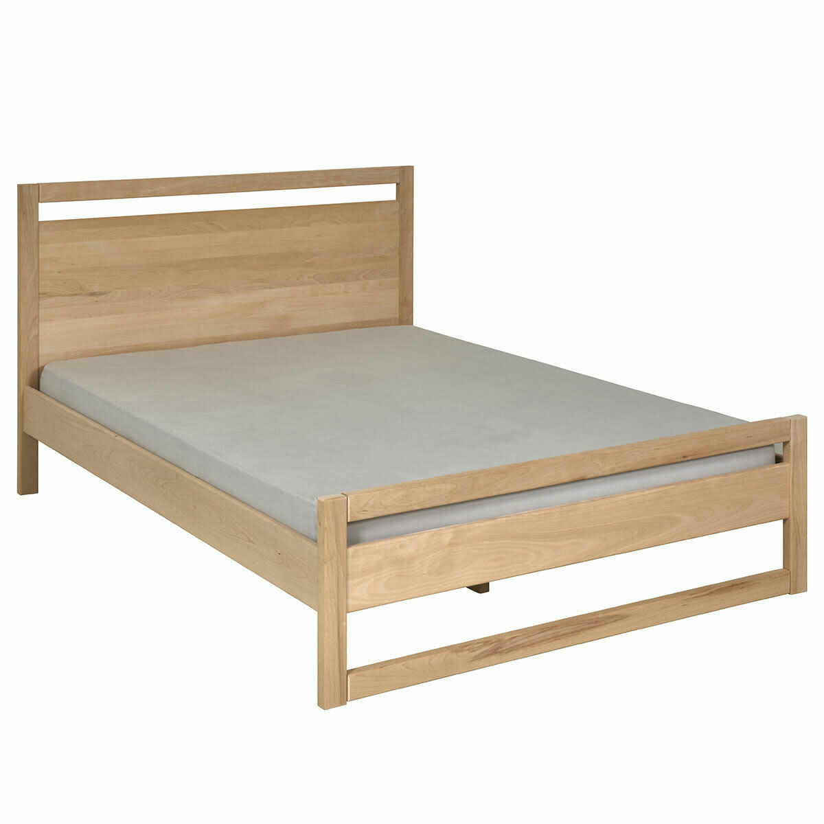 LIO - Pack lit avec matelas 120x190 cm bois massif