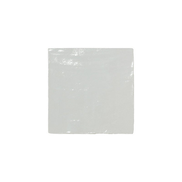 Carrelage mur effet zellige bejmat satiné bleu claire 10x10 cm MALLORCA BLUE
