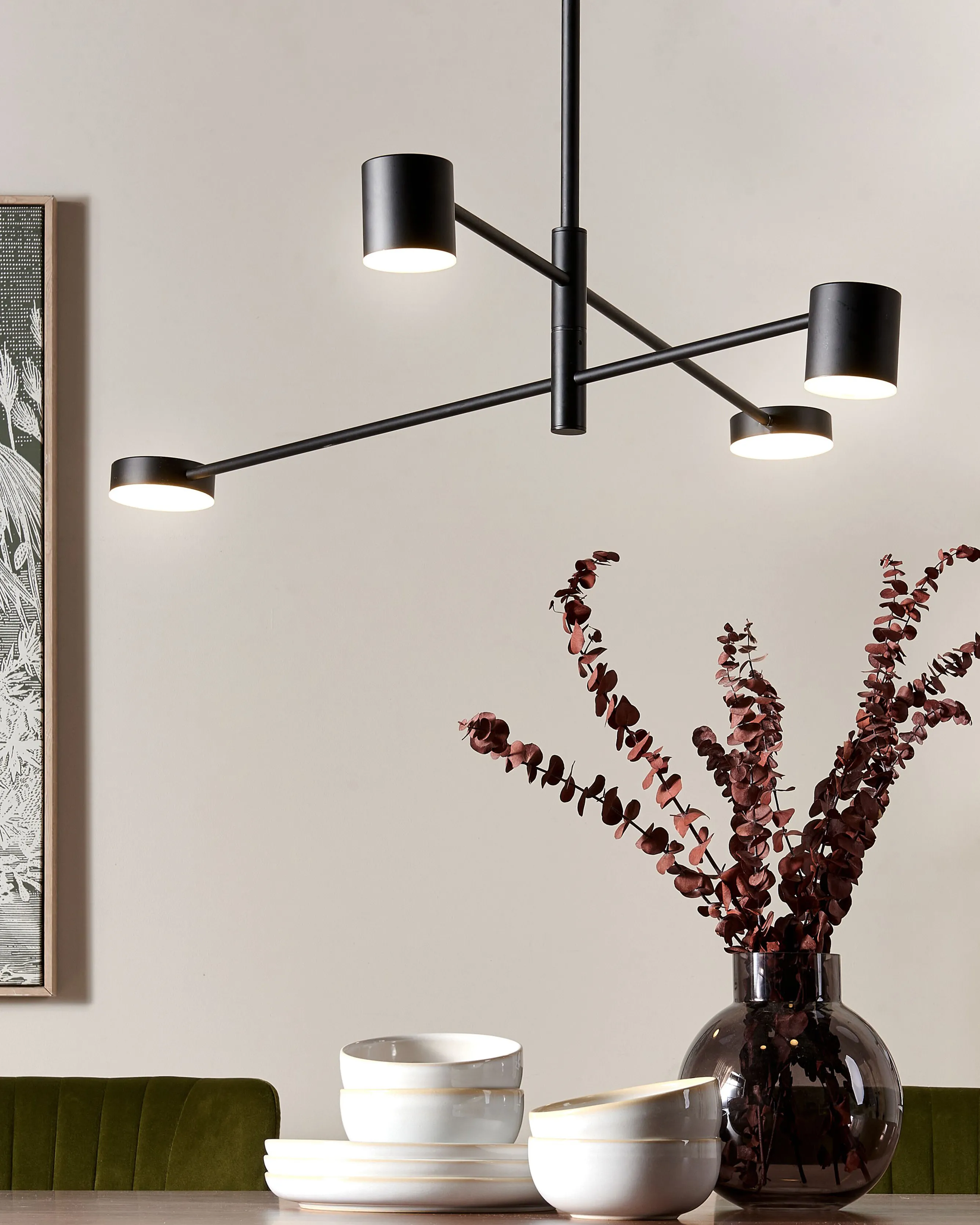 Pendant Lamp BANDON Metal Black