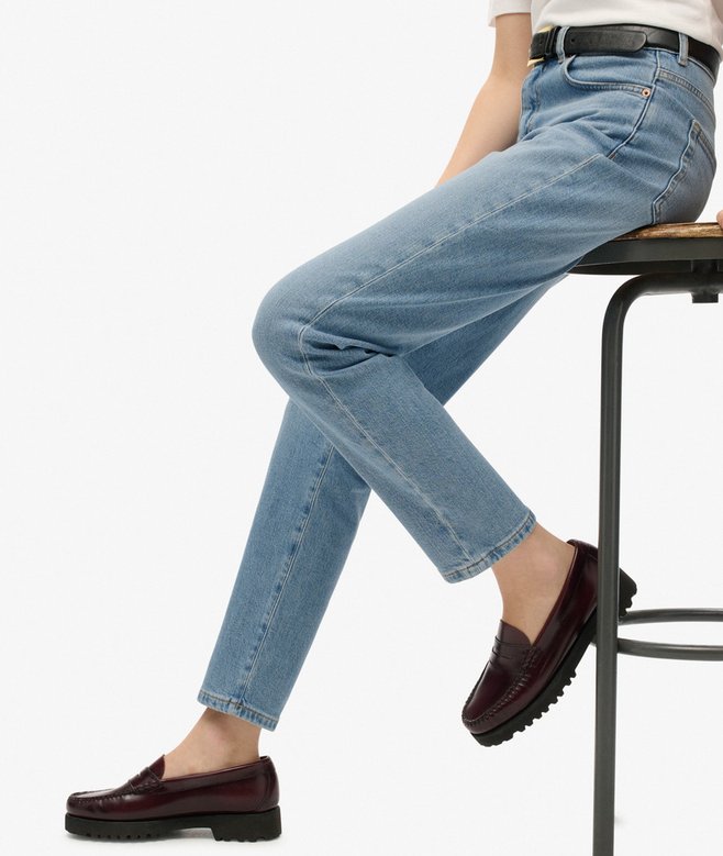 Organic Cotton High Rise Mom Jeans