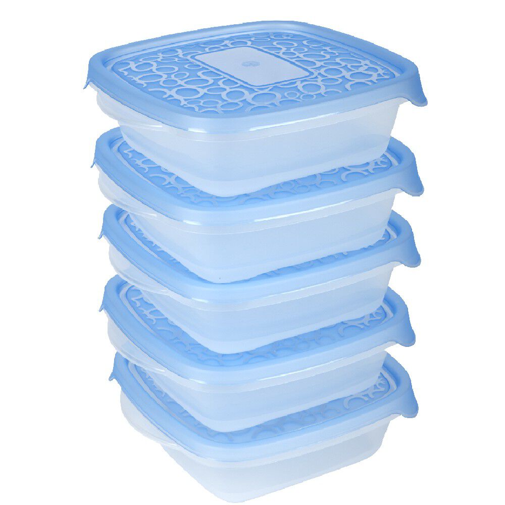 BoÎte de conservation alimentaire Curver Take away 0,6 L x5