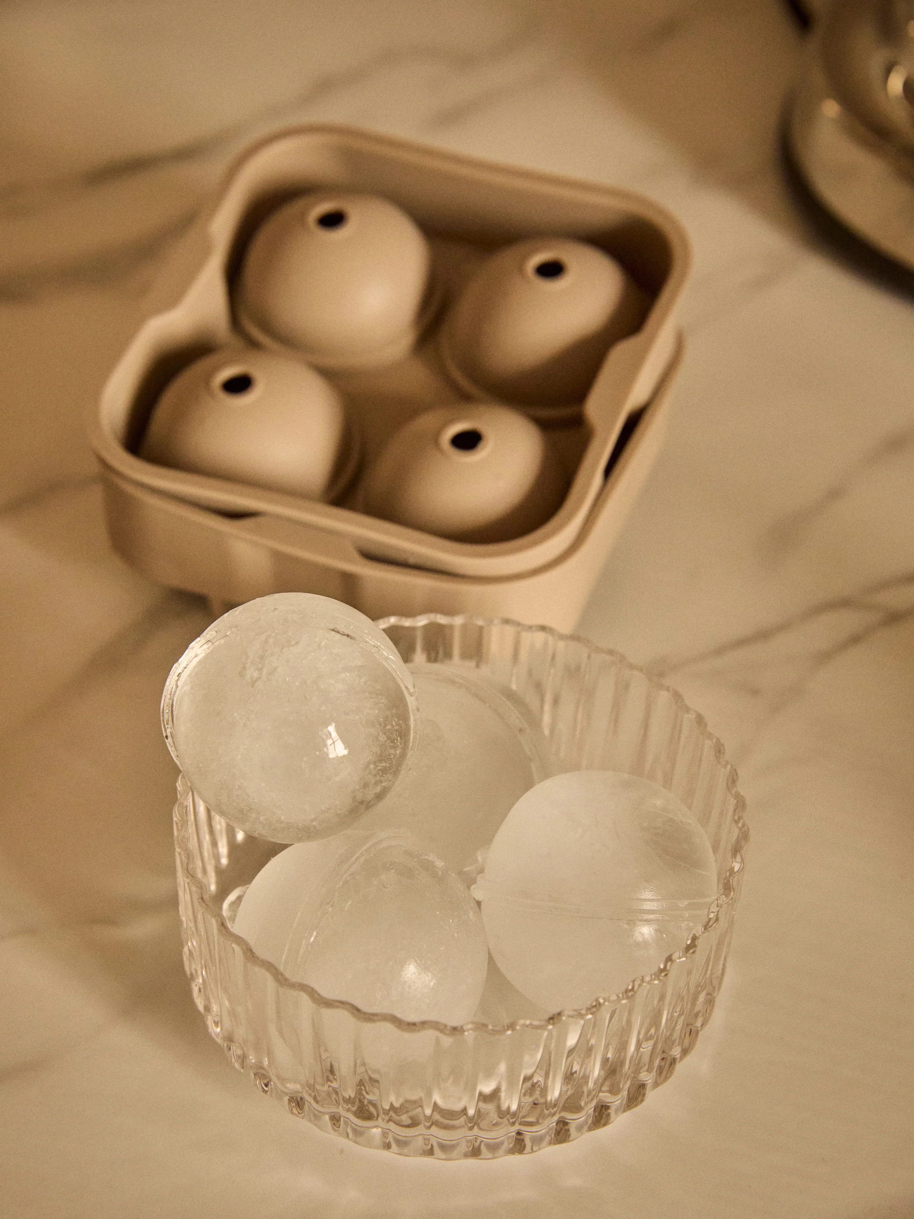 Eiswürfelform Sphere aus Silikon
