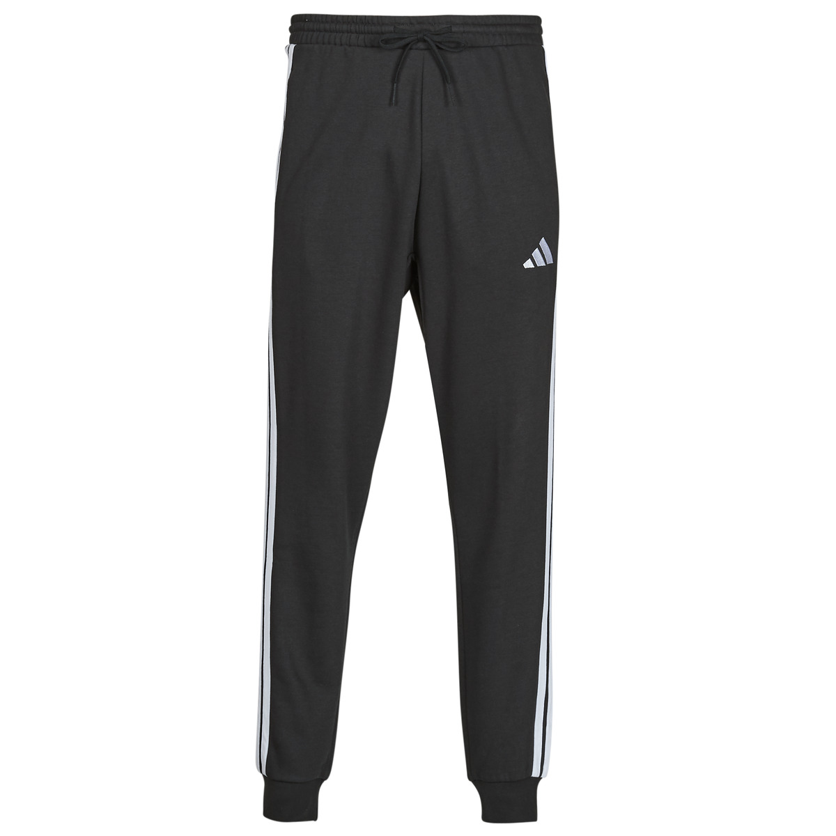 adidas - Essentials 3-Stripes Fleece Joggers - Black