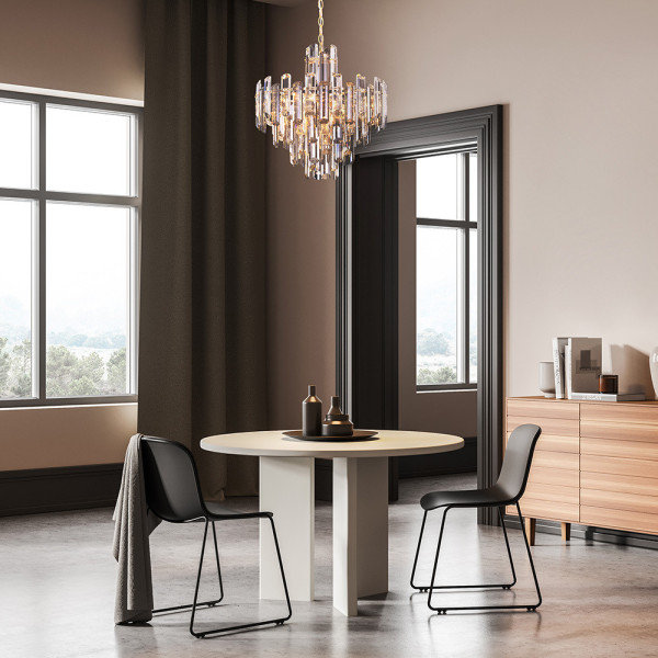 Lampa wisząca mosiężno-złota FLARE 6xE14x40W Maytoni