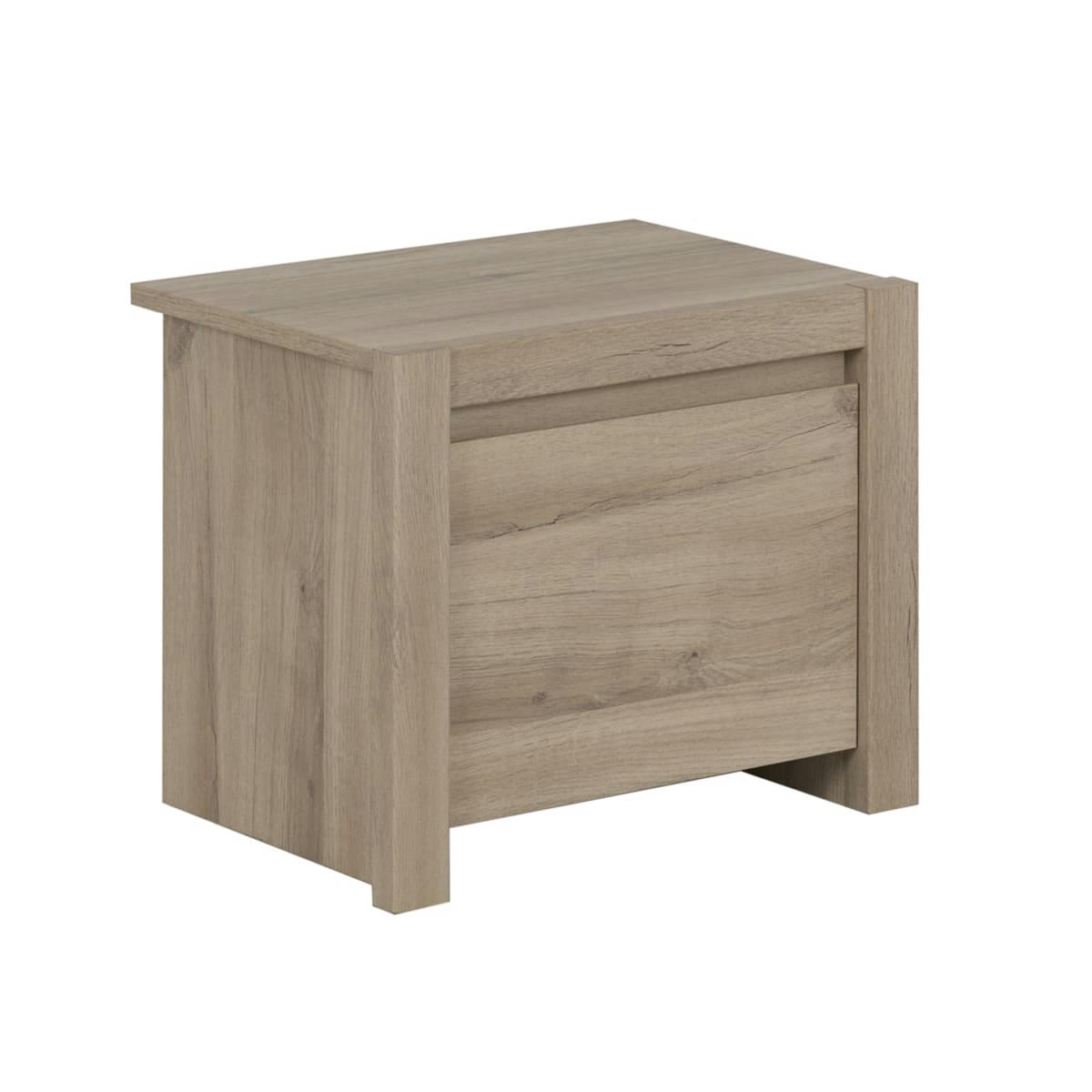 ETHAN - Table de chevet 1 porte naturel