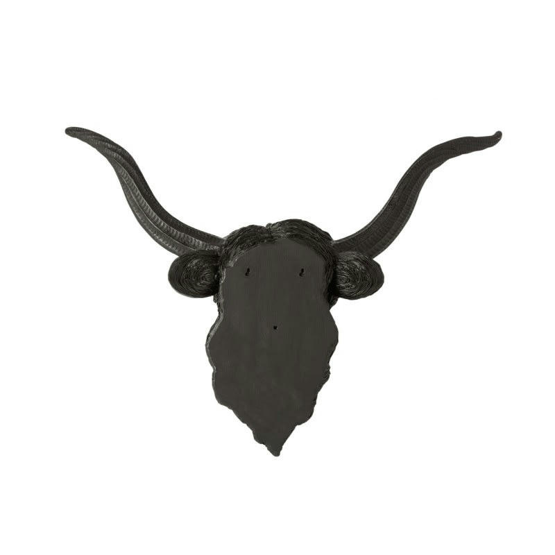 BUFFLE - Buffle suspendu résine noire