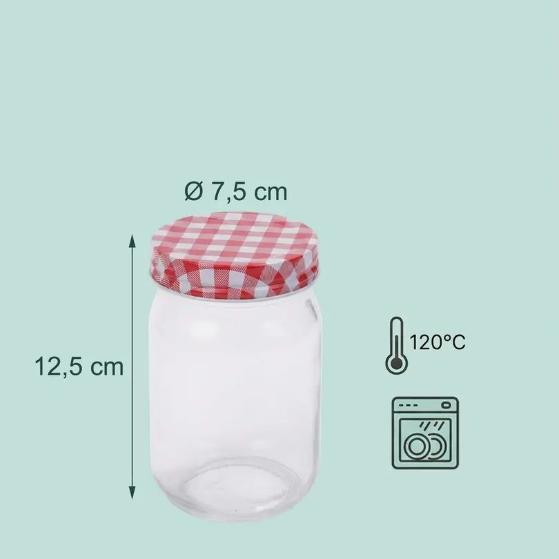 Einmachglas 12er-Set relaxdays