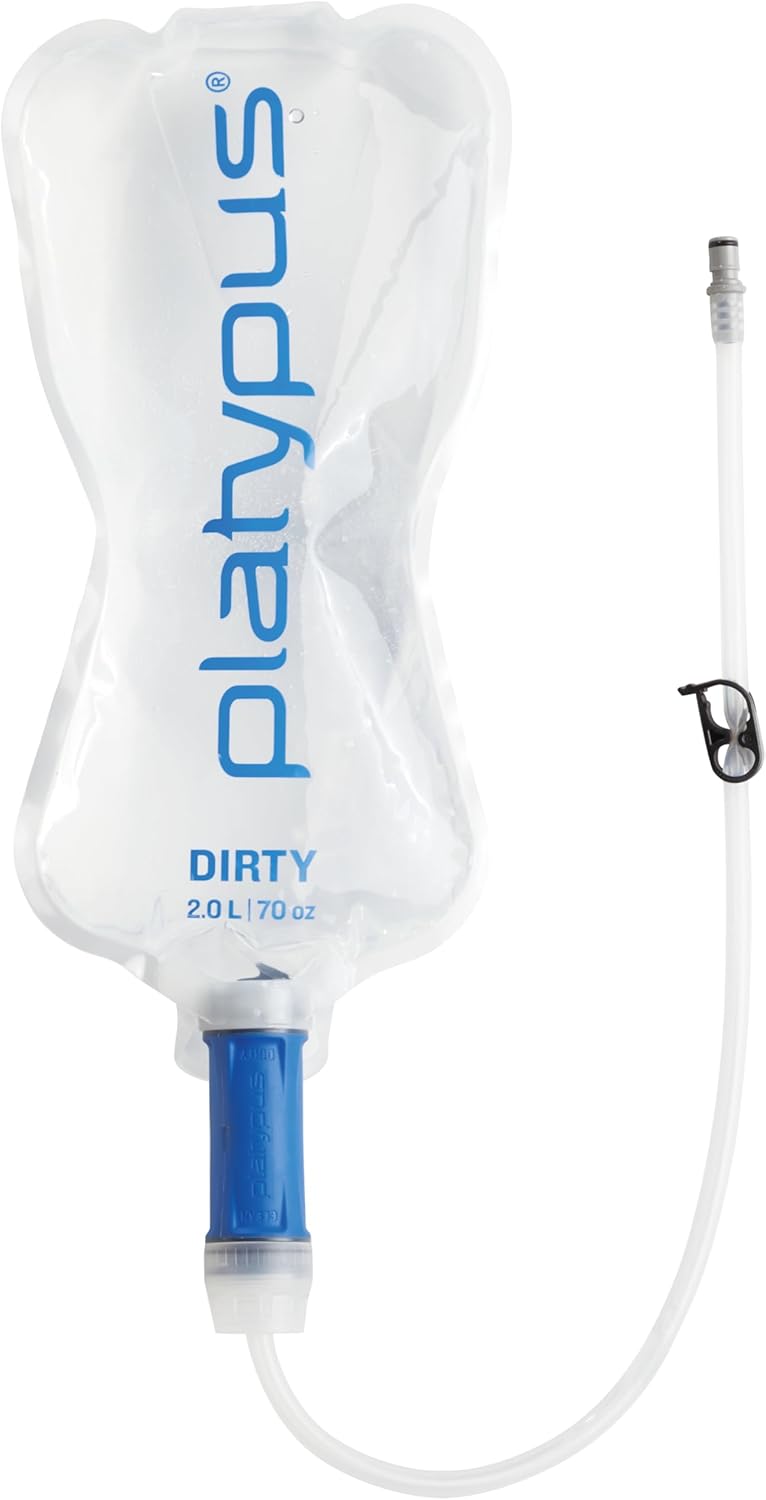 Platypus QuickDraw Ultralight 2 Liter Backpacking Water Filter System