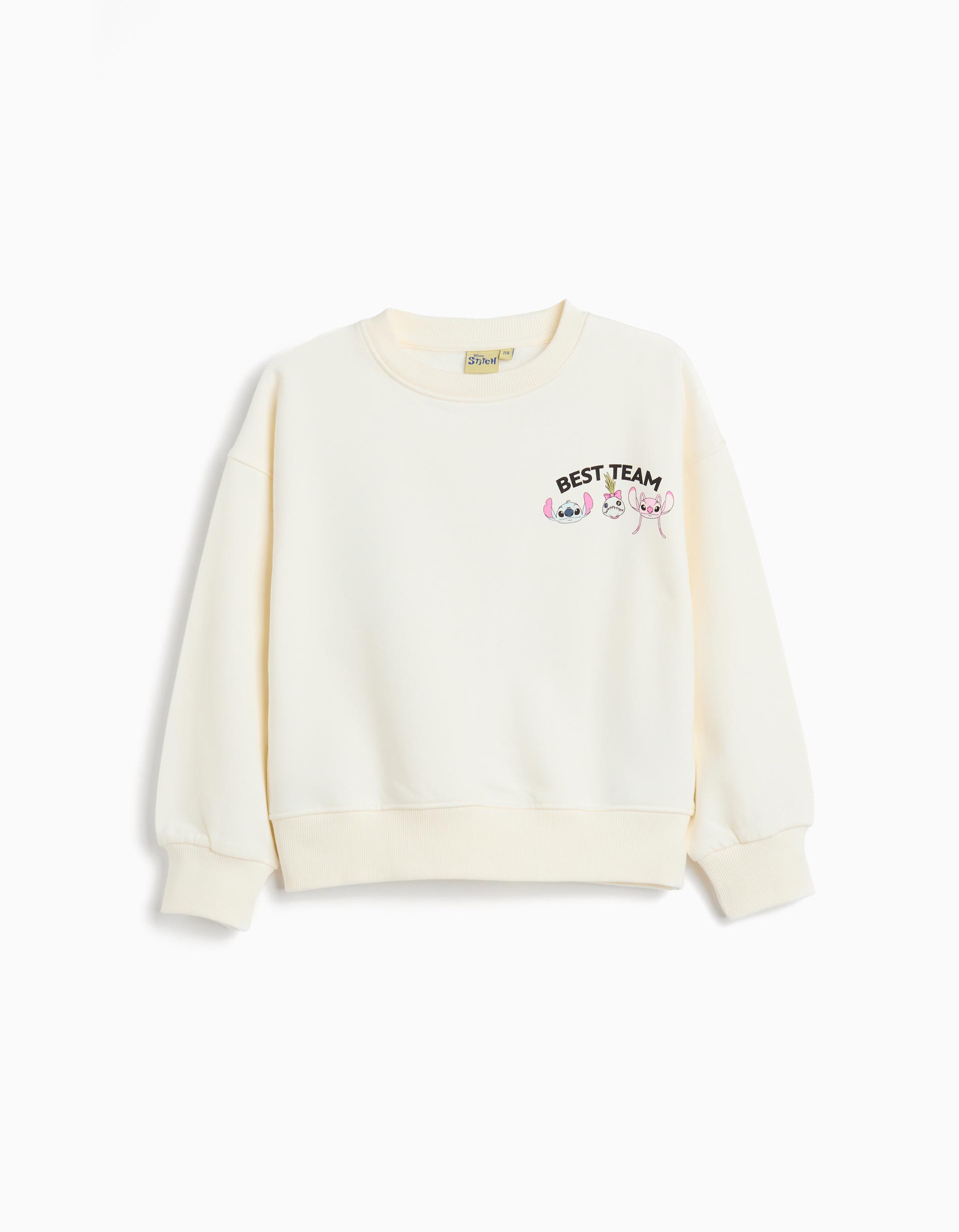 Sweatshirt 'Stitch' ©Disney, Menina, Branco