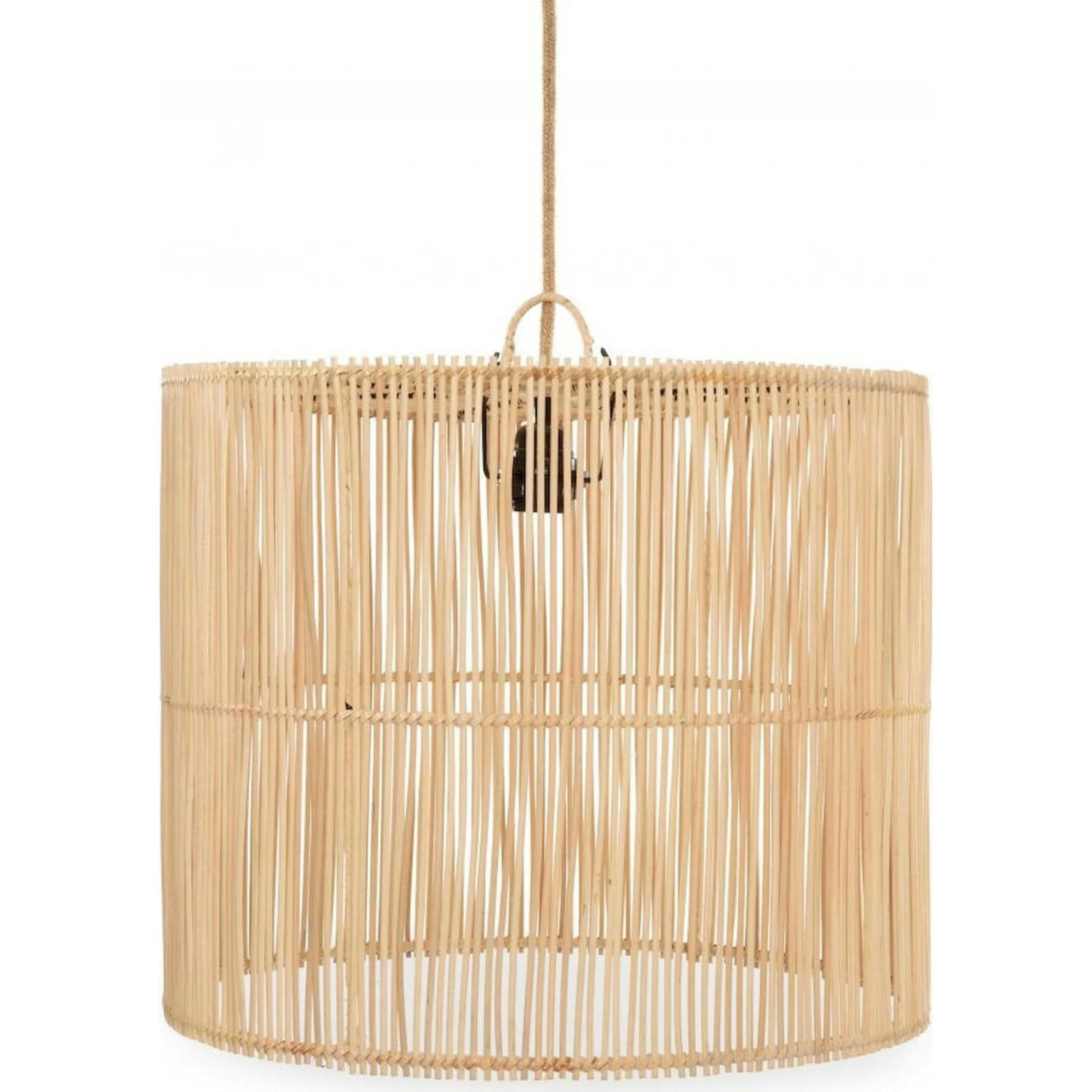 BALI BAZAR - Abat-jour Rotin Bois clair 45x45x50 cm