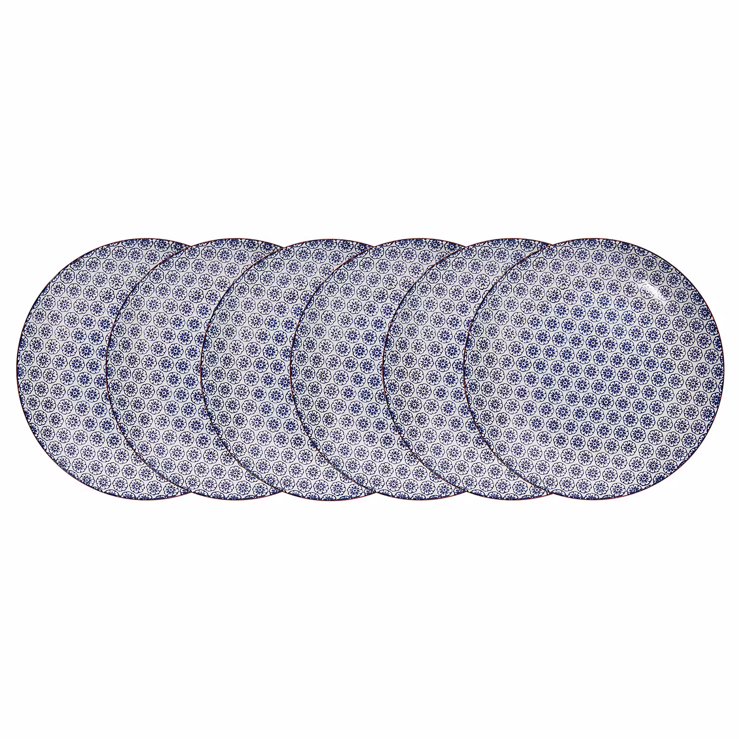 RETRO Frühstücksteller 6er-Set