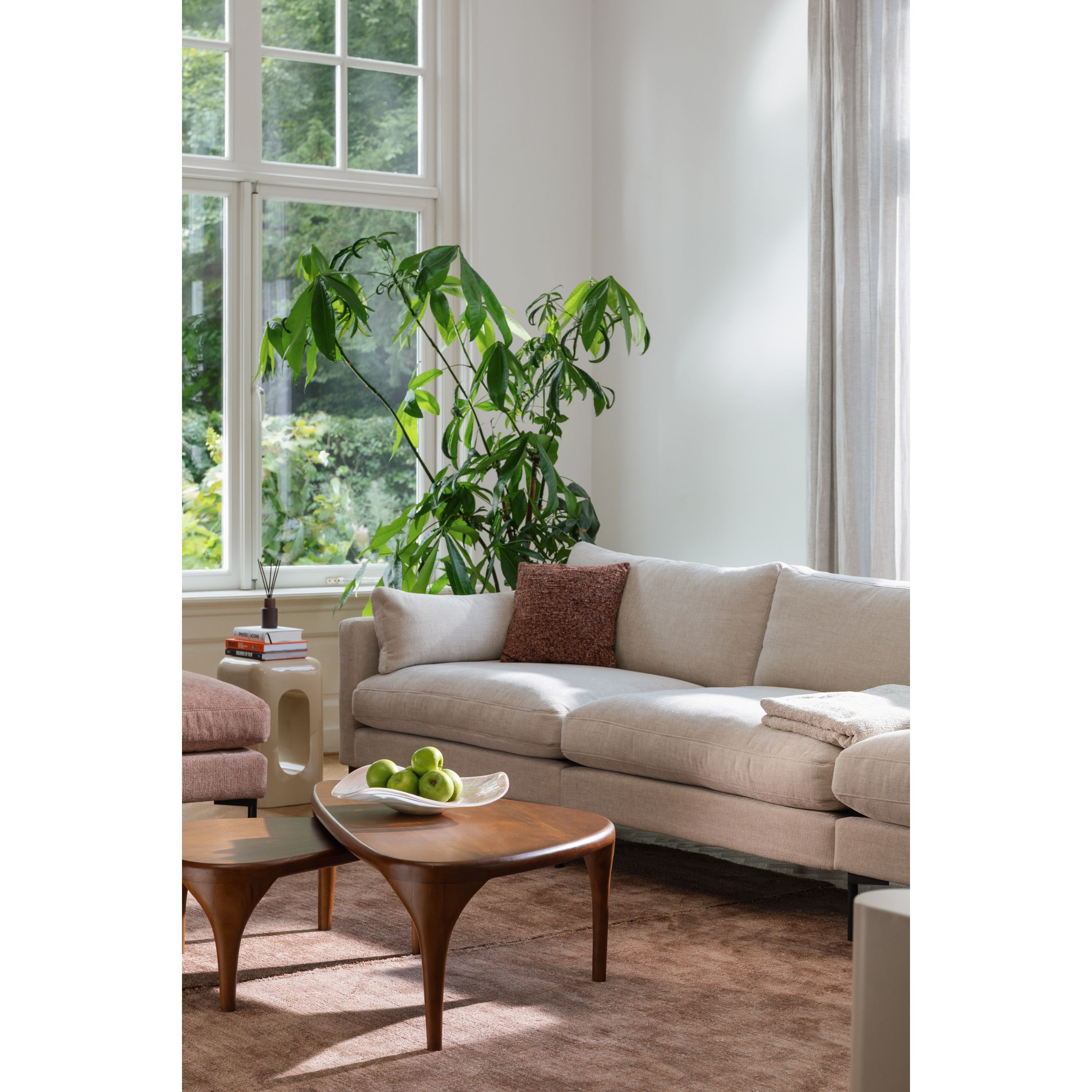 Zuiver Maria Glazen Schaal Roze