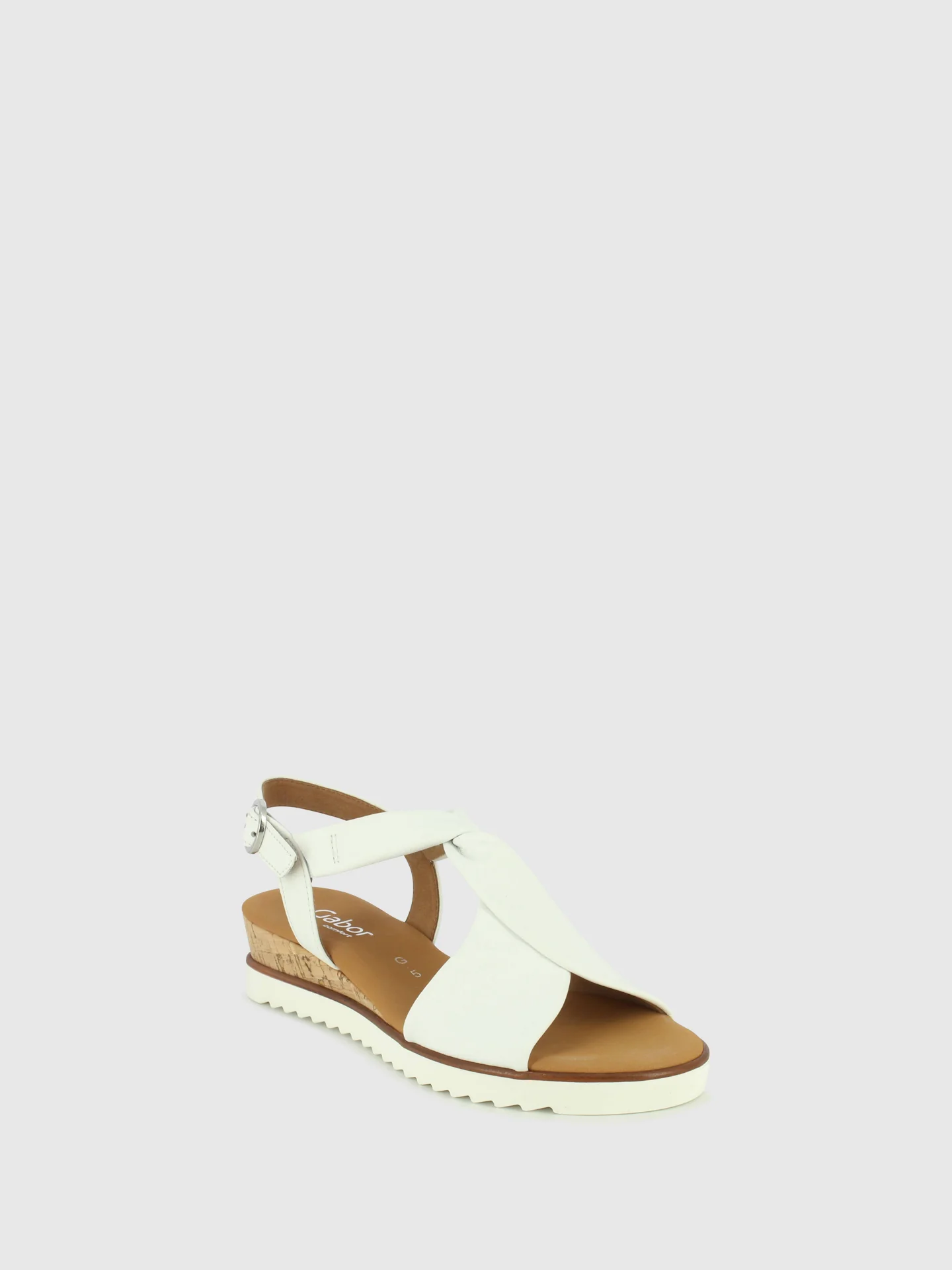 Sandálias com Fivela em Branco