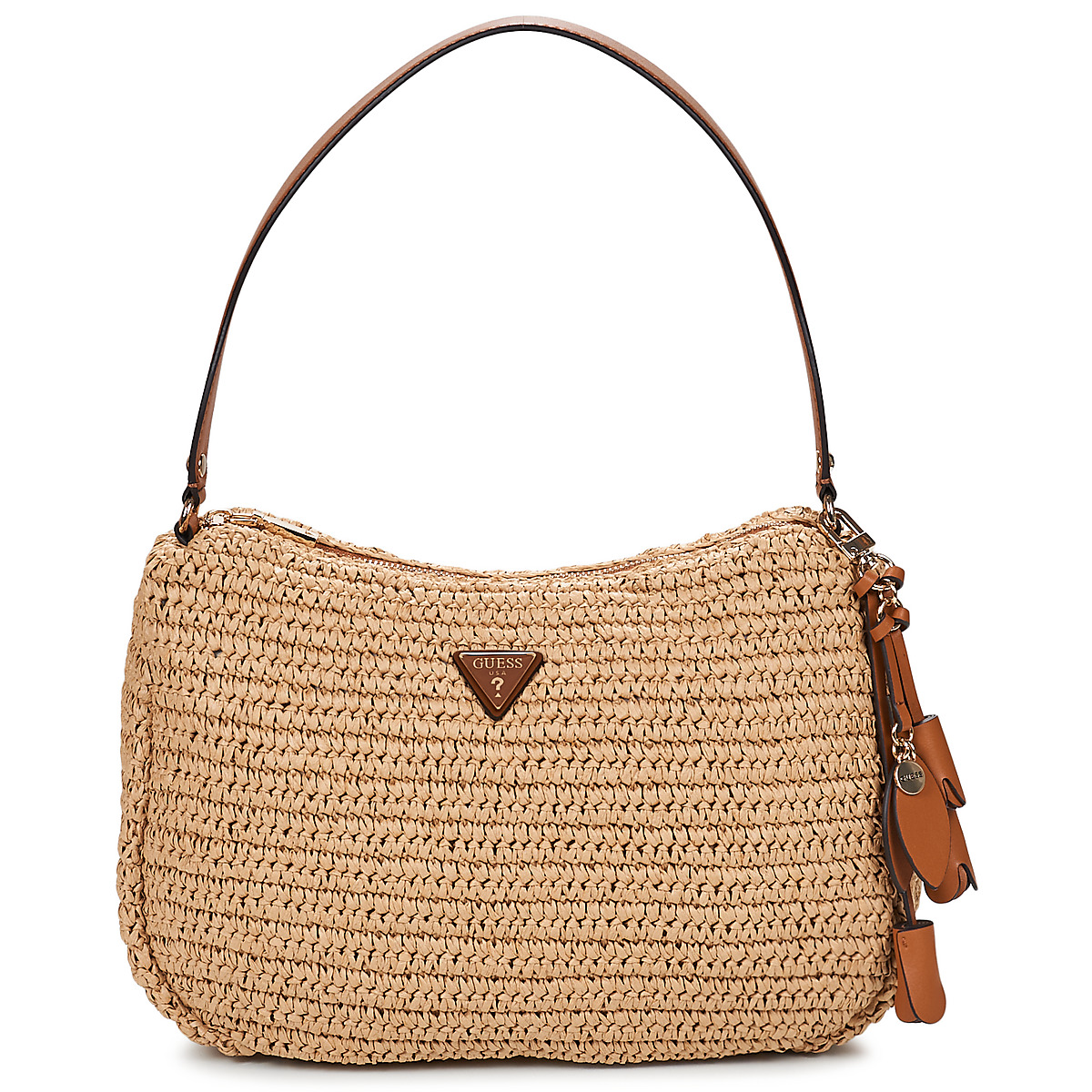 Guess - OFELIA HOBO SHOULDER BAG - Beige