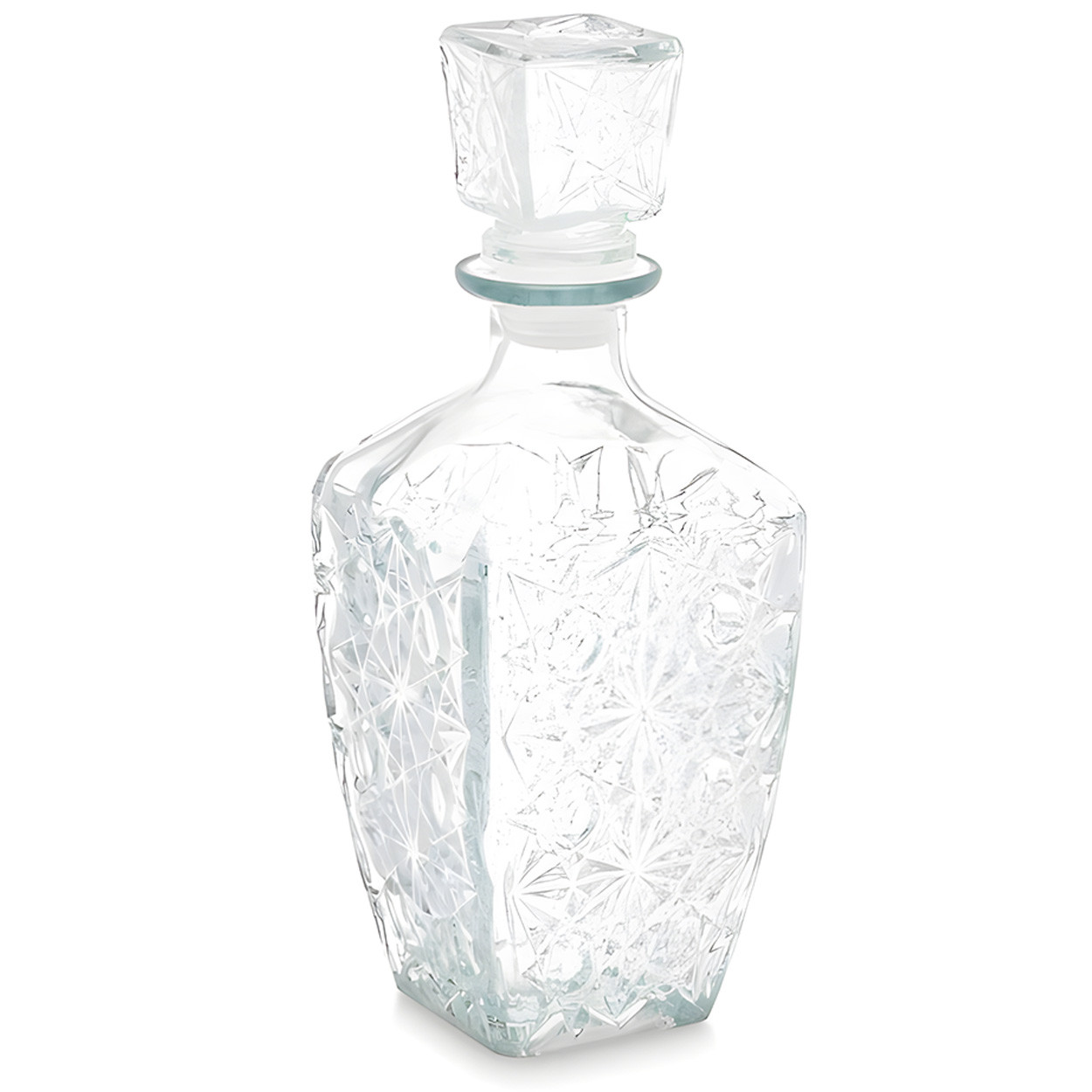 Karafka VIVALTO szklana z korkiem do whisky wina 900ml