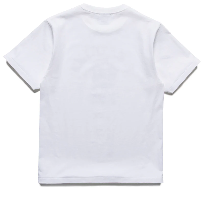 A Bathing Ape Multi Pixel Camo College Tee - White/Black