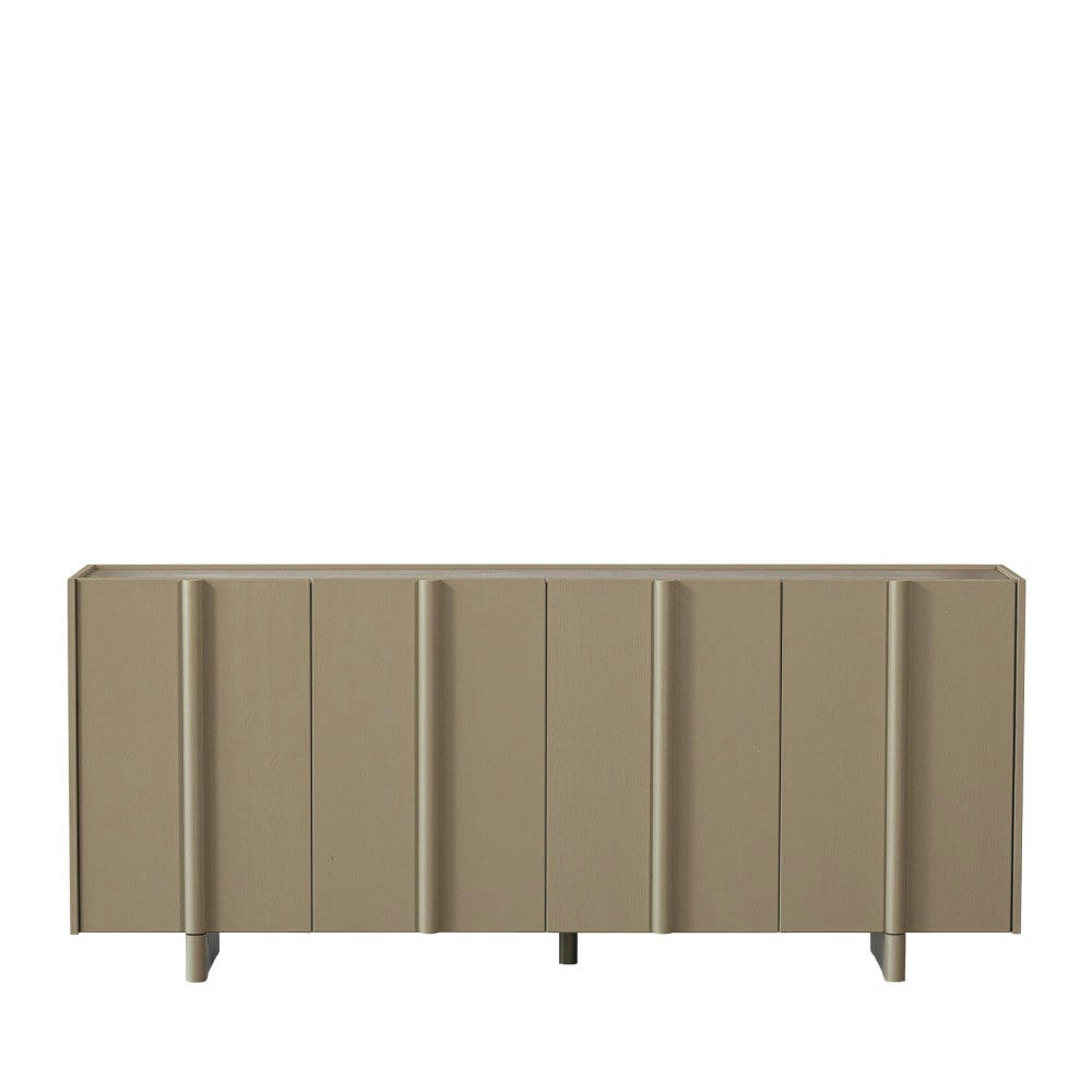 BASU - Buffet 4 portes en bois L200cm vert kaki