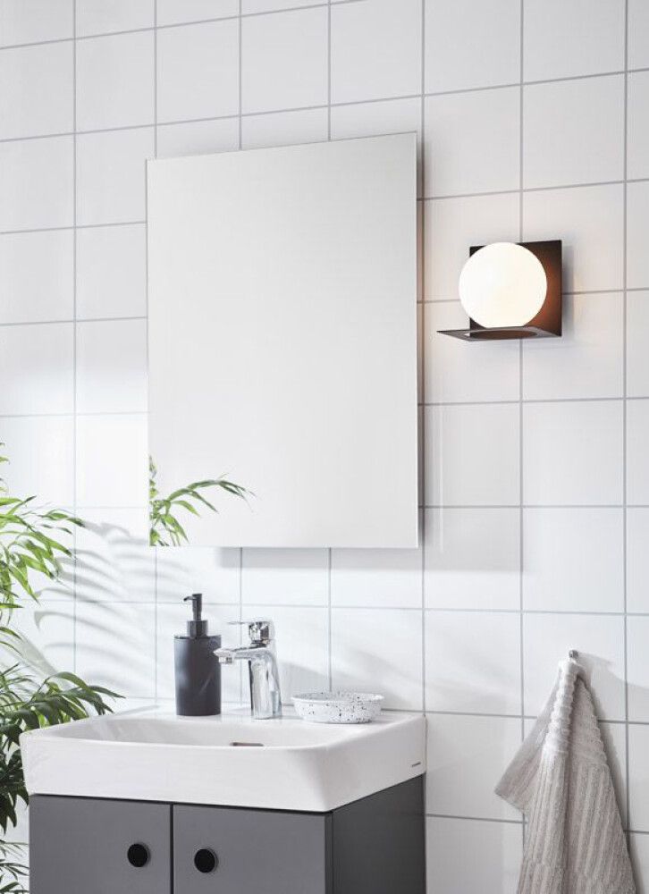 VEGGLAMPE MARKSLÖJD ZENIT SVART