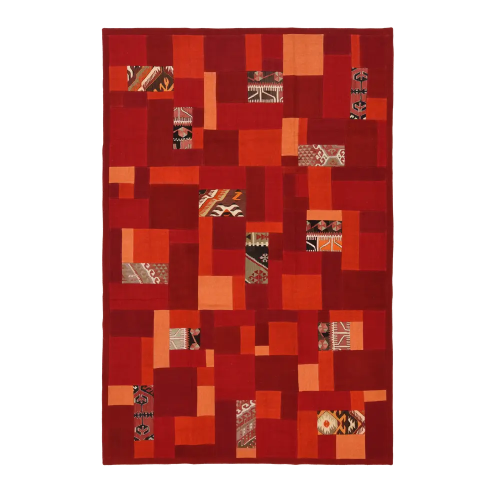 Kelimteppich Renkli Kilim Patchwork
