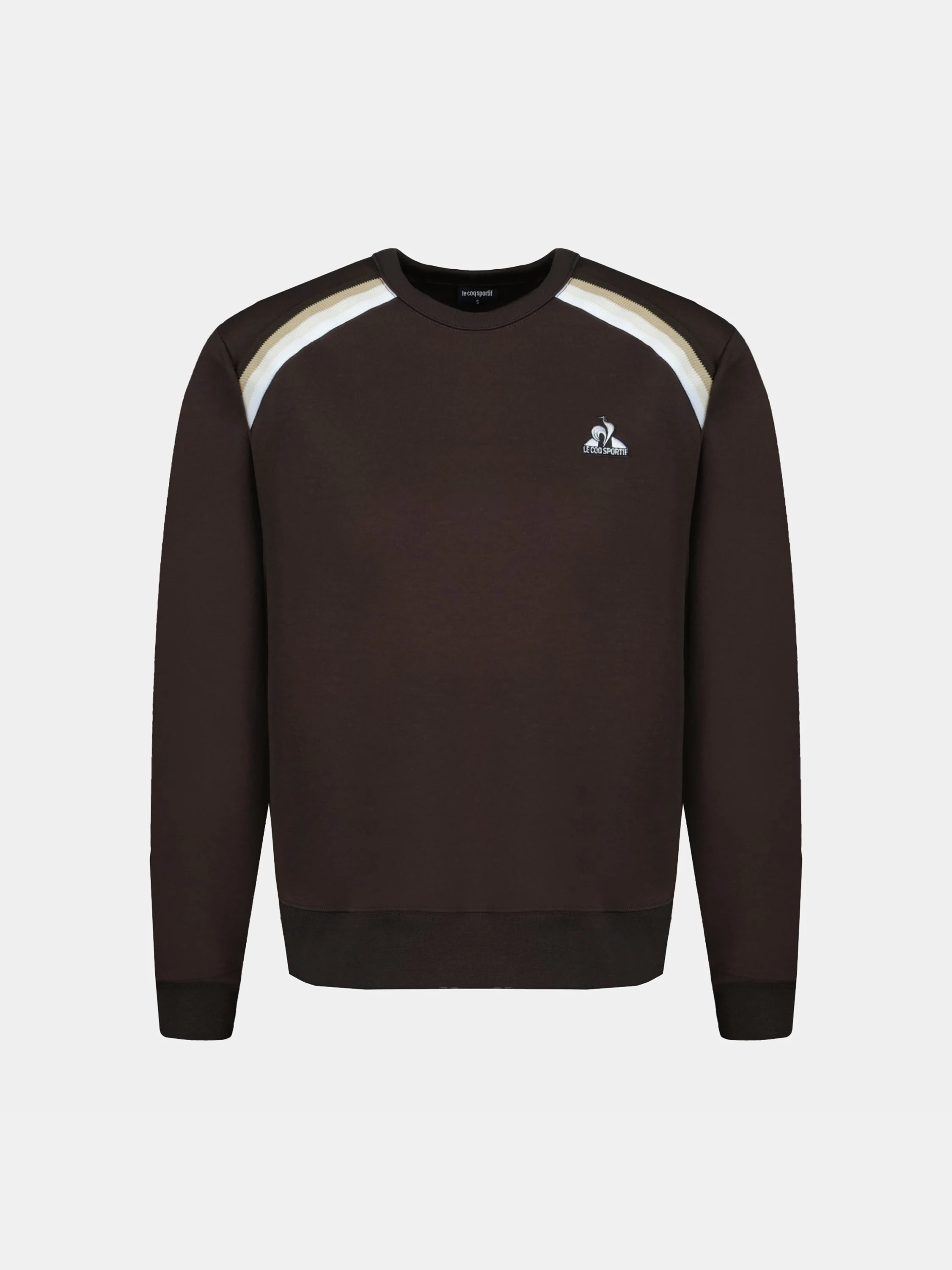 Sweat double face et bandes épaules tricotées