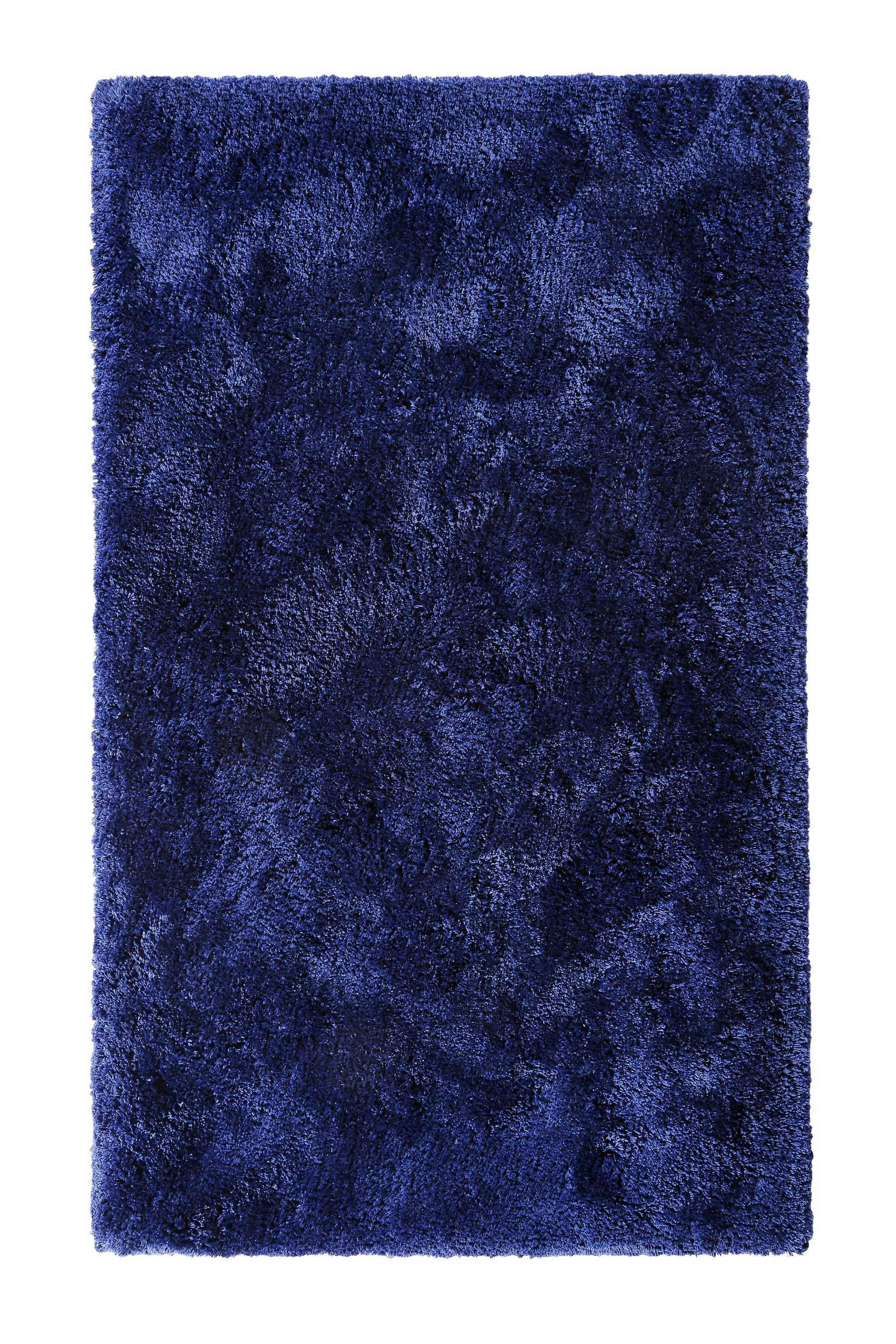 PORTO AZZURRO - Tapis de bain microfibre antidérapant bleu marine 55x65