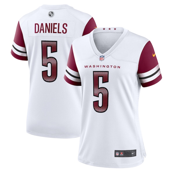 Jayden Daniels Washington Commanders Nike Women's Game Jersey -  White/Black