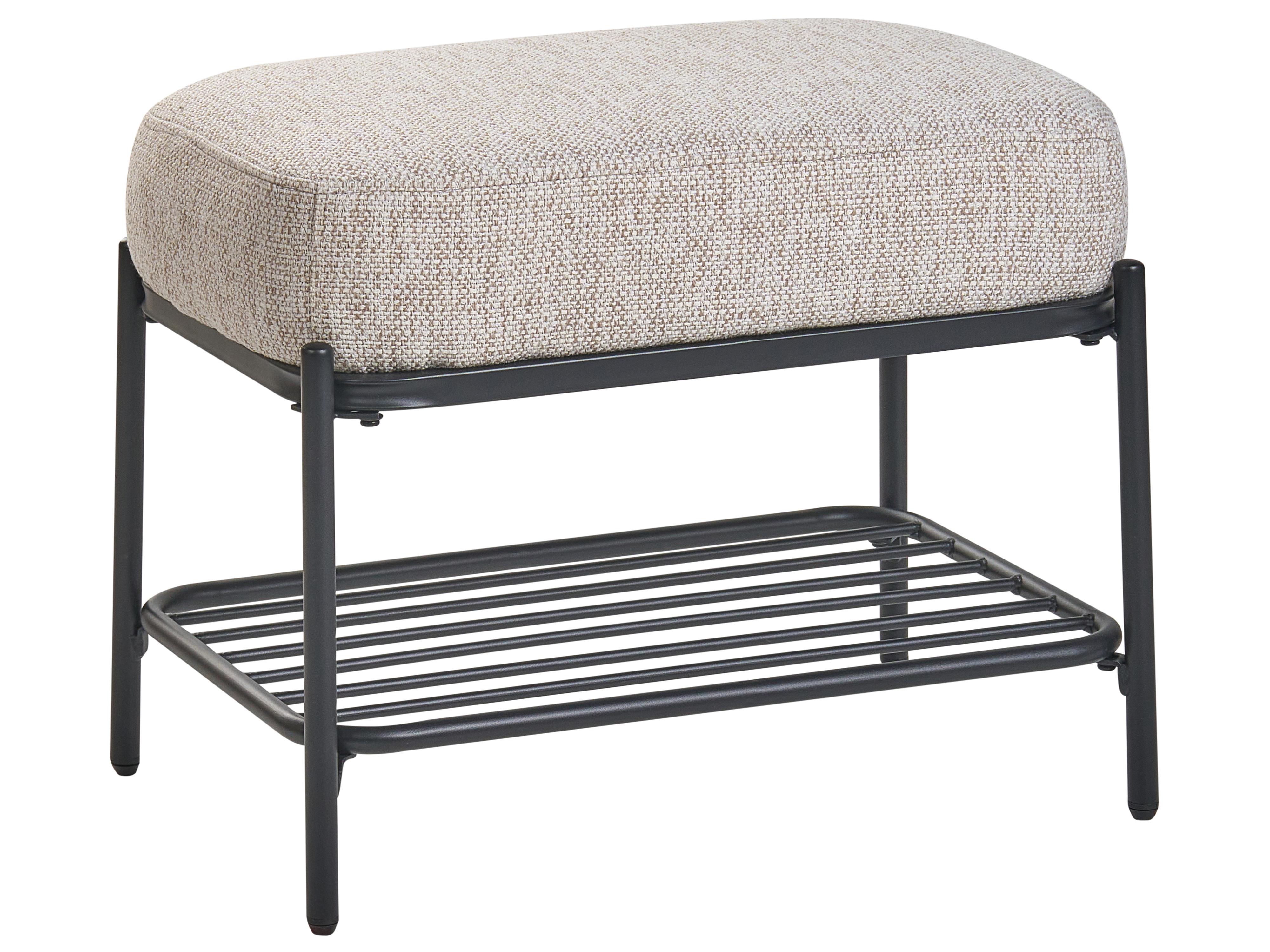 Shoe Bench TRUCKEE Fabric Beige