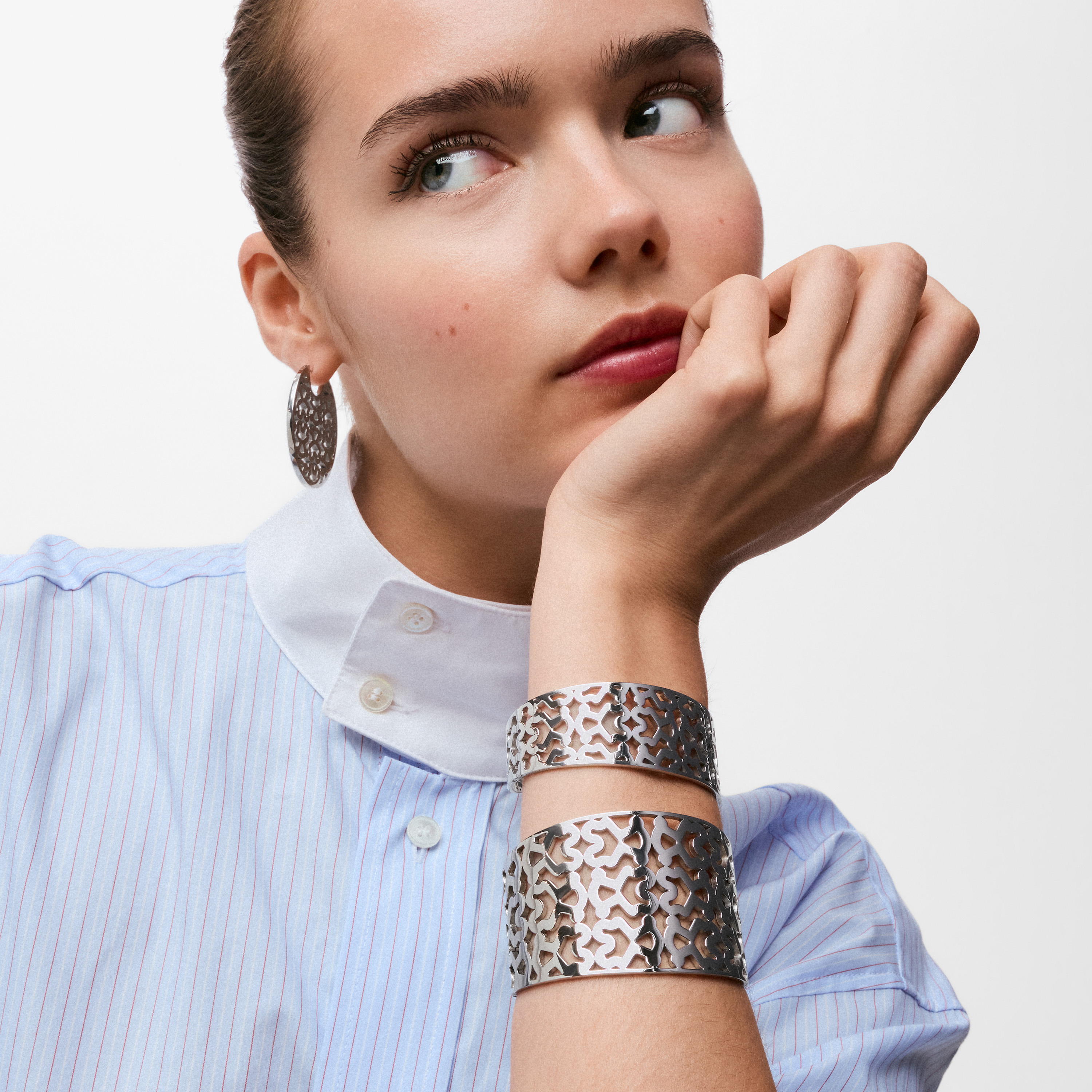 Pulsera esclava de acero 25 mm Kaos
