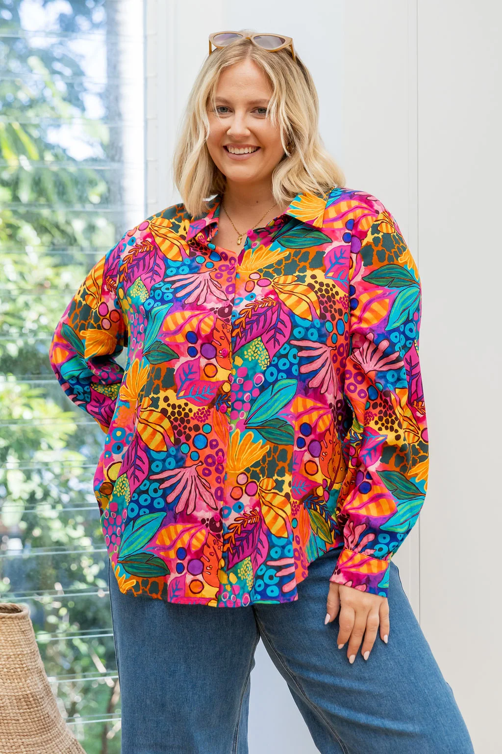 Lana Shirt in Jungle Bungle by Kasey Rainbow
