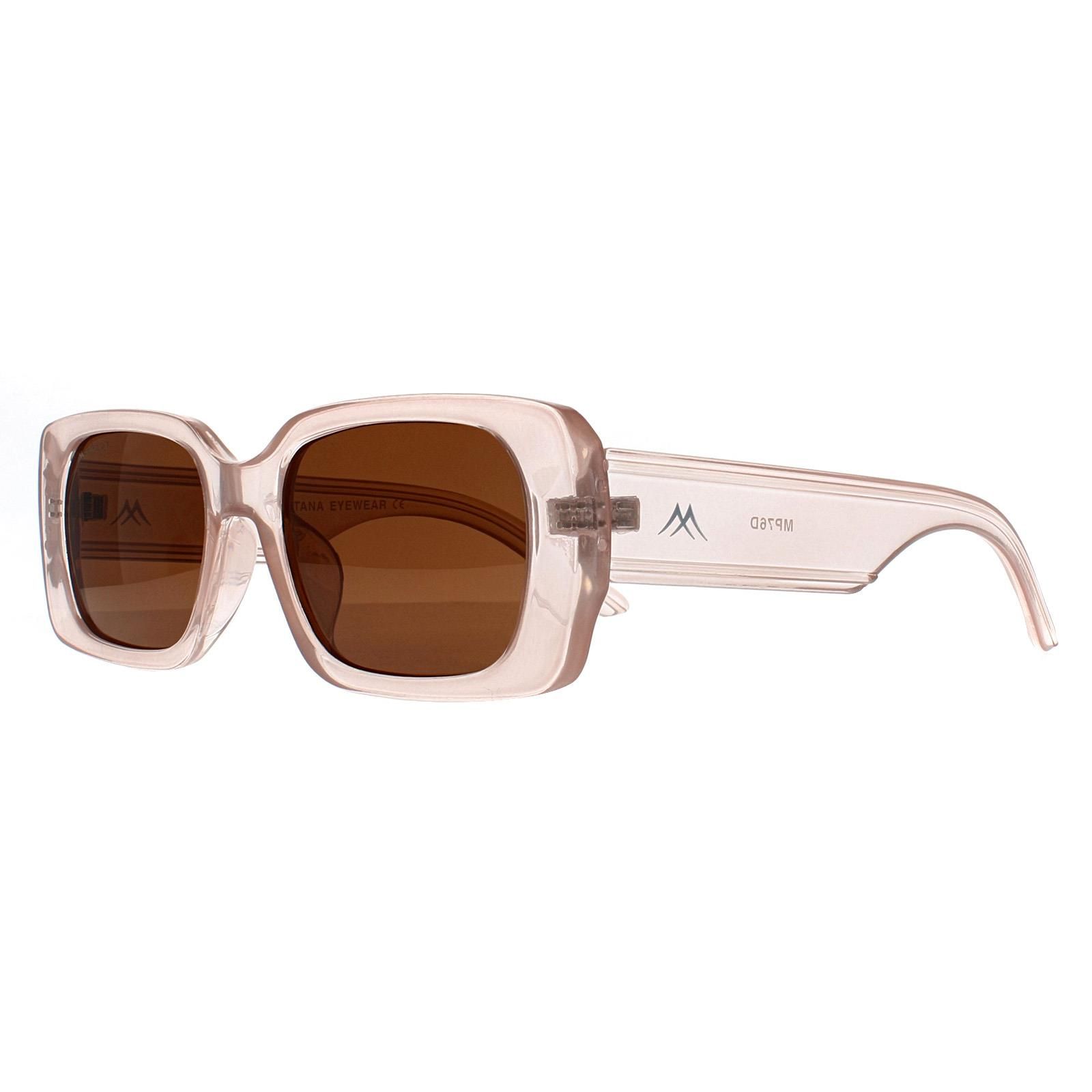 montana Rectangle Crystal Pink Brown MP76