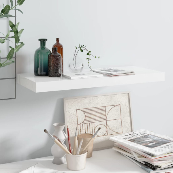 Półka ścienna Biały 60 x 23.5 x 3.8 cm MDF vidaXL