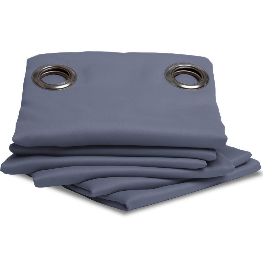 - Rideau occultant bleu 140 x 260