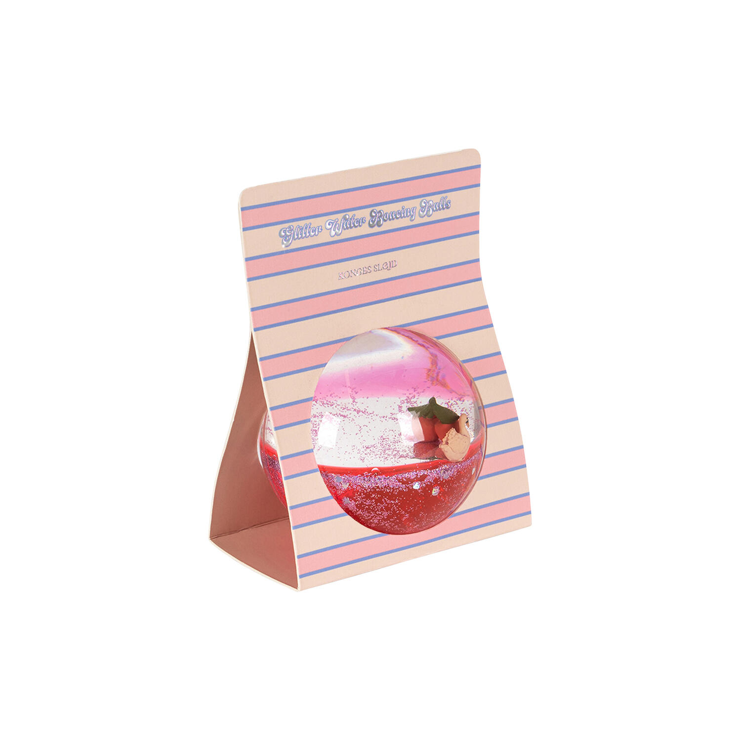 Glitter Water Ball, cherry