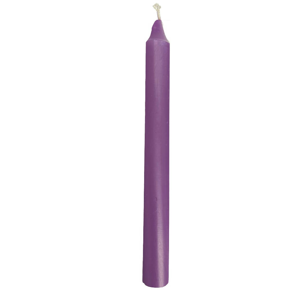 - Bougie teintée dans la masse violet H21cm