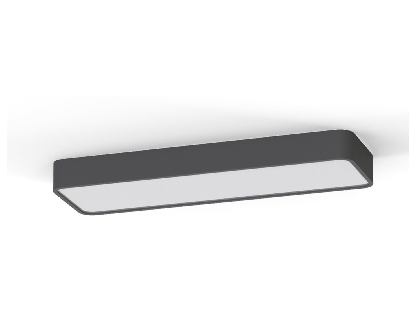 PlafonSoft LED 63 cm aluminiowy szary