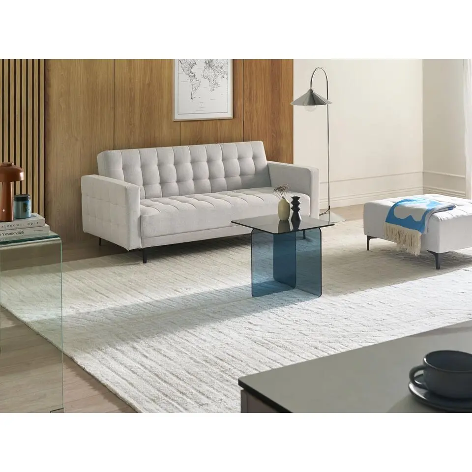 ABERDEEN - Driezitsbank - Lichtgrijs - Stof