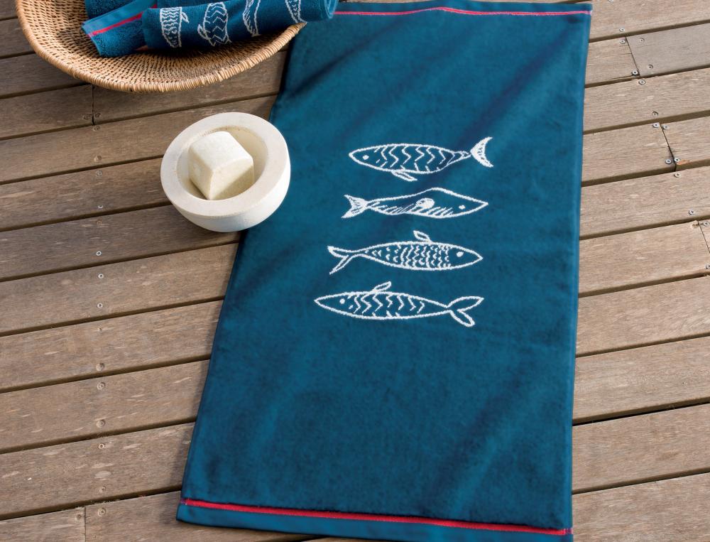 Linge de bain jacquardDu côté de Belle-Île